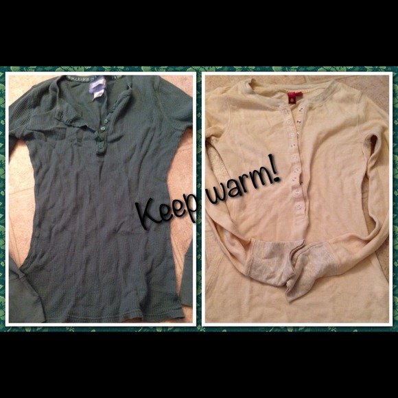 Thermal henley bundle of 2