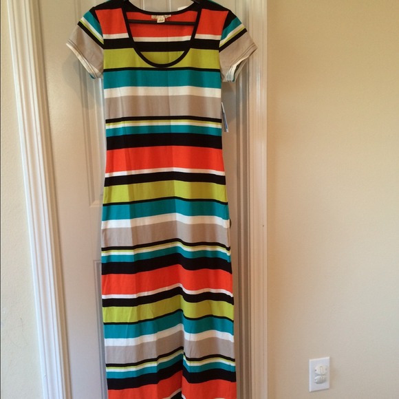 NWT Striped Maxi