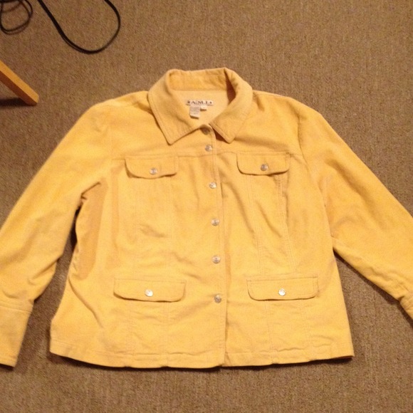 SOLD - CORDAROY MUSTARD COLOR JACKET 🎀REDUCED 🎀