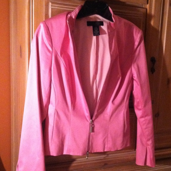 Pink sateen jacket - Picture 2 of 2