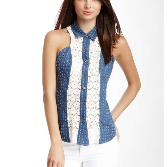 Lace Detail Top