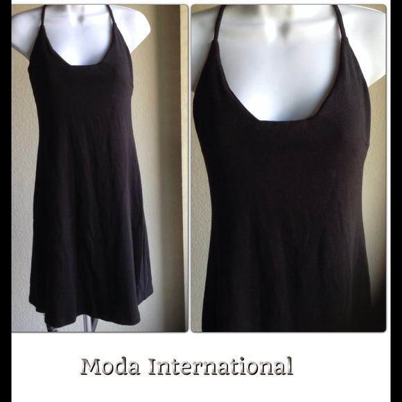 moda international Dresses & Skirts - SOLD Moda International Black Dress M