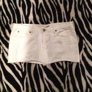 Hollister White Sparkle Skirt