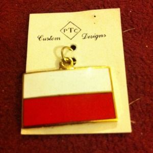Vintage enamel pendent
