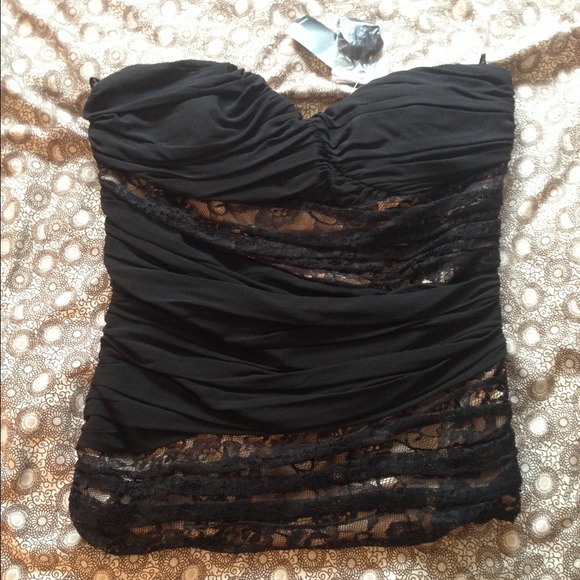 👠sale! - Bebe corset lace top