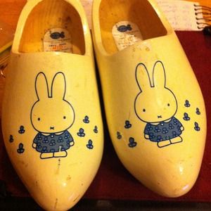 Vintage wooden shoes