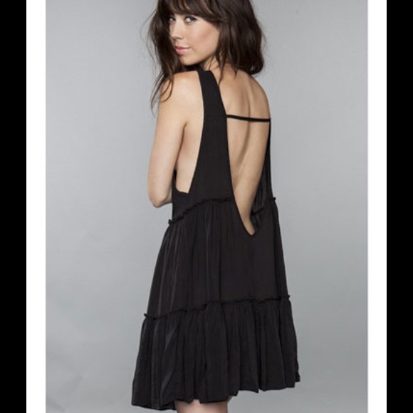 SOLD ❗Ingrid Dress (black/purplish) - Picture 1 of 4