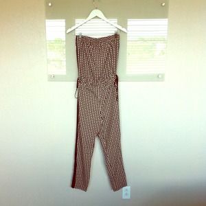 Chevron printed jumpsuit