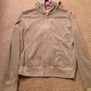 Juicy terry cloth zipper hoodie