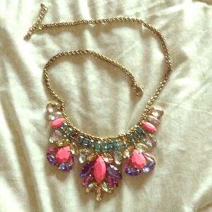 Pastel statement necklace