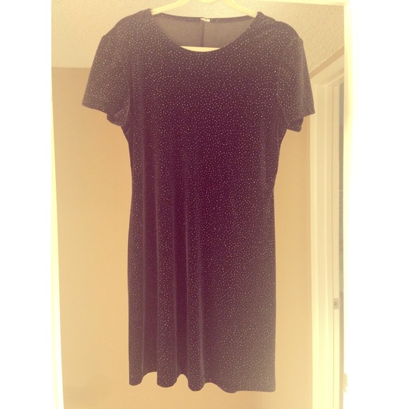 Vintage Dresses & Skirts - ❌SOLD❌ Retro 90's style velvet sparkly dress