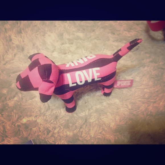 Victoria's Secret pink dog