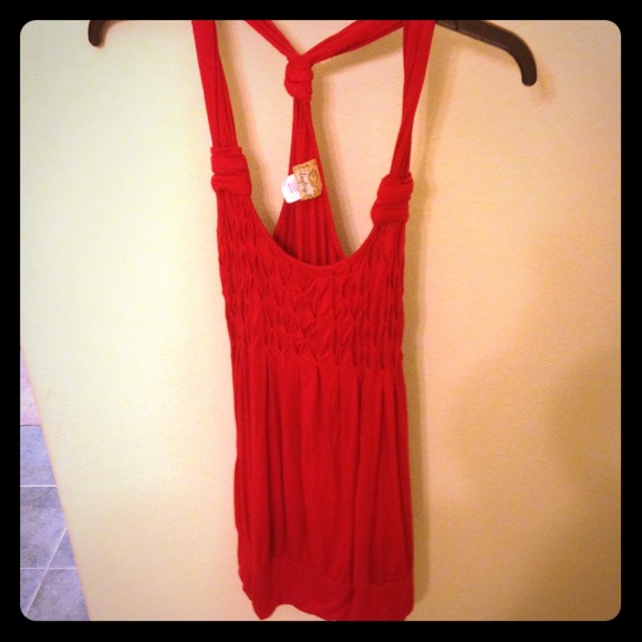 Red Buckle Top