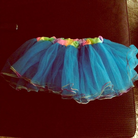 Rainbow and Turqoise Tu Tu