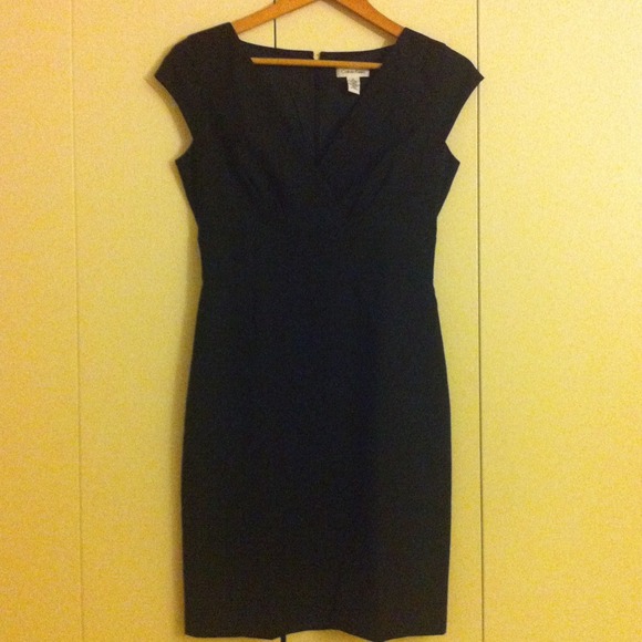 The black dress by Calvin Klein
