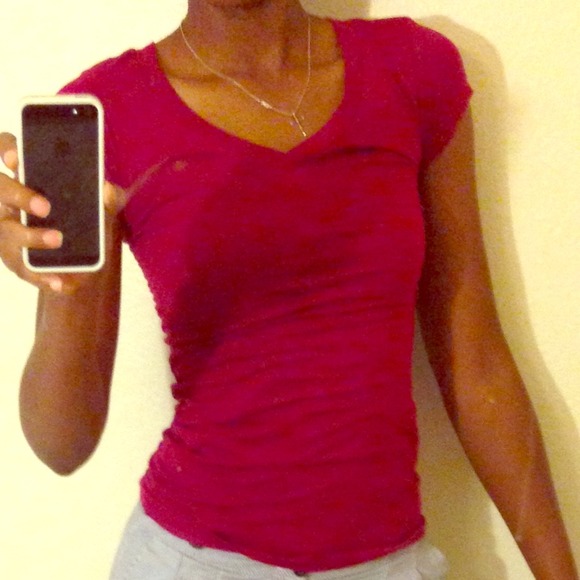 Tops - New never worn deep cranberry v-neck