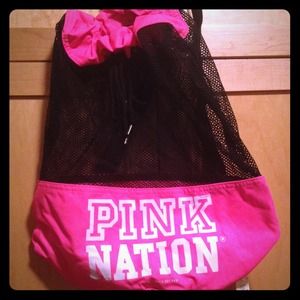 VS PINK mesh backpack