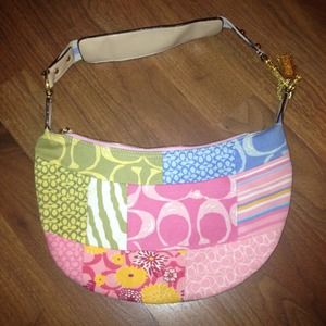 small springy coach purse