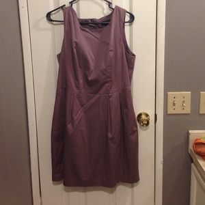 Sleeveless Purple Dress