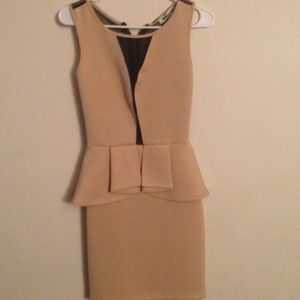 Black and cream outing dress. Only worn once