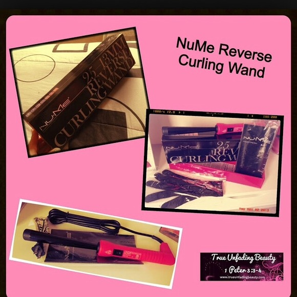 Nu.Me reverse curling pink wand, - Picture 3 of 4