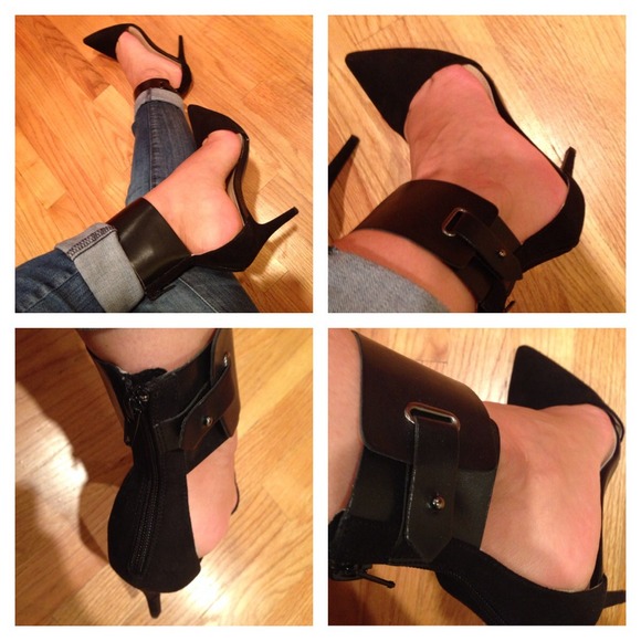 ⛔️SOLD⛔️Zara pointed toe vamp shoes - Picture 2 of 4