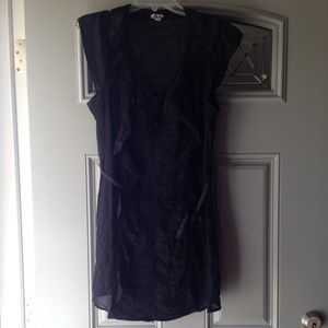 *SOLD* Price cut** Black ruffle dress tunic
