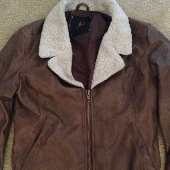 Brown Leather Fall Jacket *sold* - Picture 3 of 3