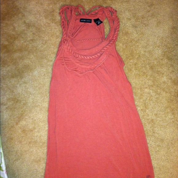 Coral dressy tank