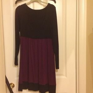 Seriously REDUCED!Empire waist blk&purple. Worn 2x