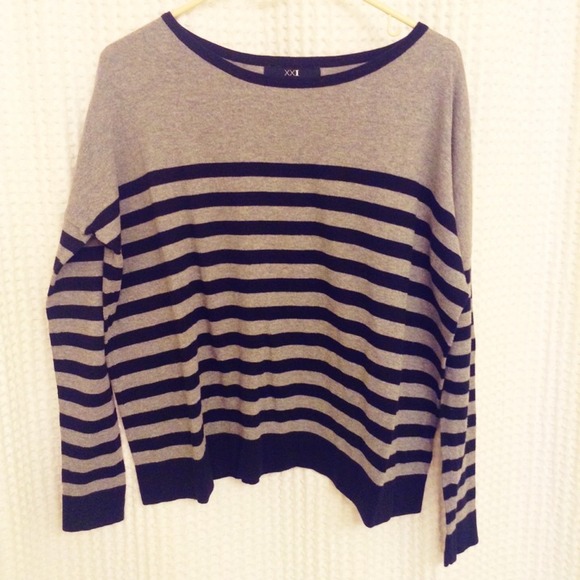 BUNDLED Oversized Striped Top