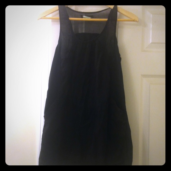 Urban Outfitters black tank top with pockets