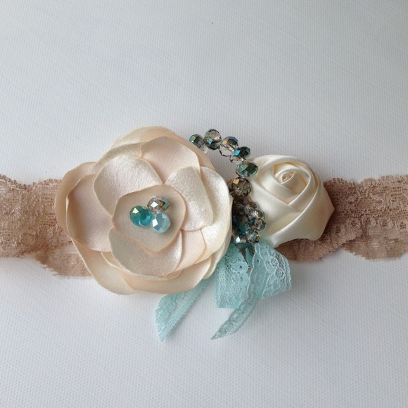 "Something Blue" Handmade Garter