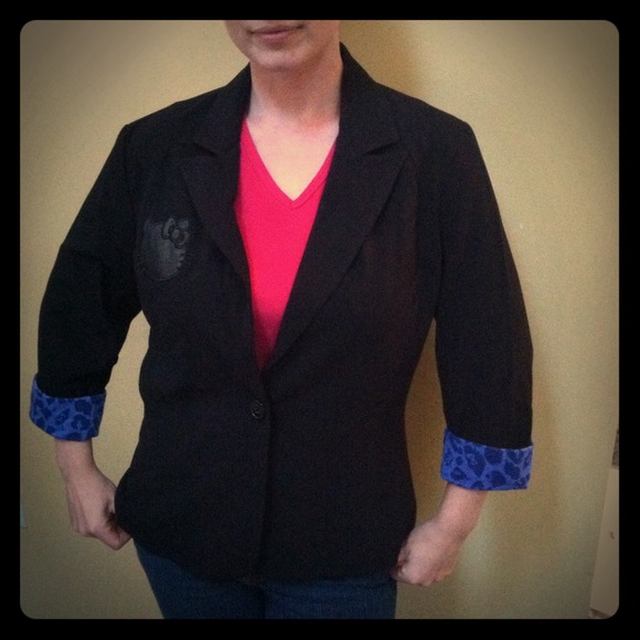 Hello Kitty black blazer