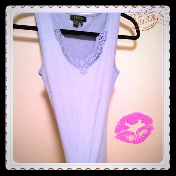 Light blue tank top