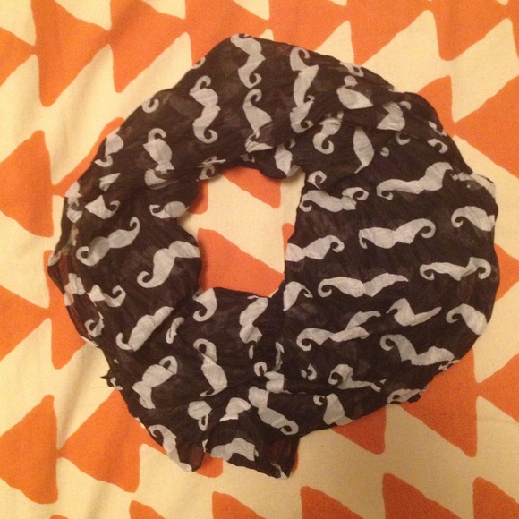 Mustache scarf