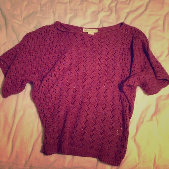 short sleeve sweater