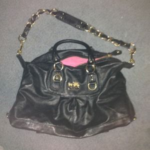 Black coach bag
