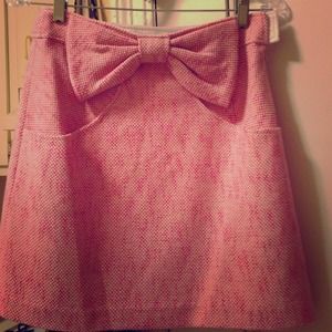 Tibi Ainsley Weave Bow Skirt