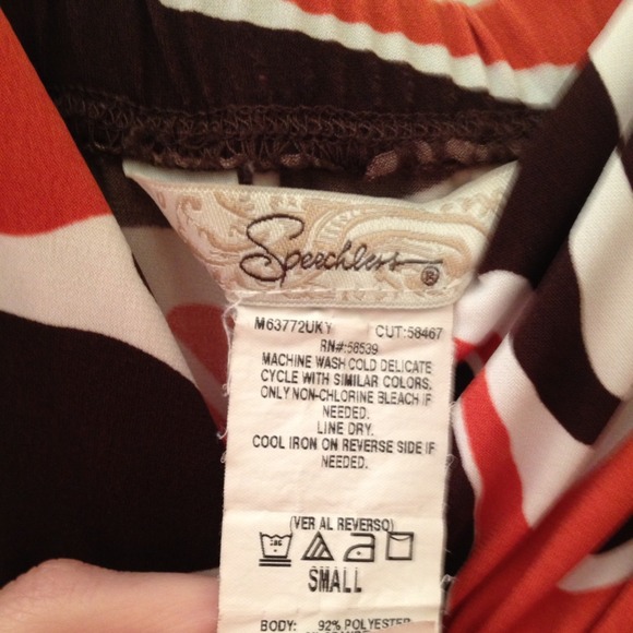 Gorgeous fall colored, patterned dress - Picture 4 of 4