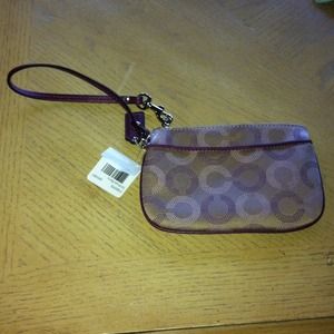 Coach wristlet