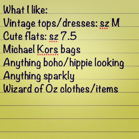 What I like...