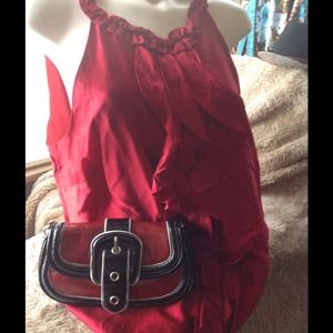 REDUCED!!ALFANI Cute ruffle front blouse Worn once