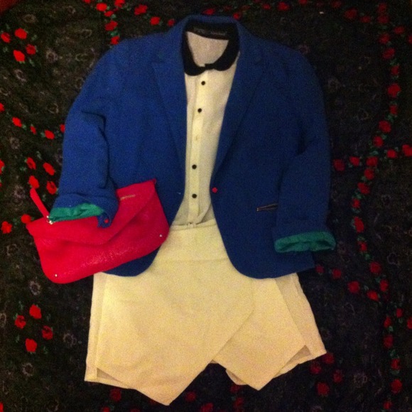 🚫SOLD @jolinalice✨Asymmetrical white skort - Picture 2 of 3