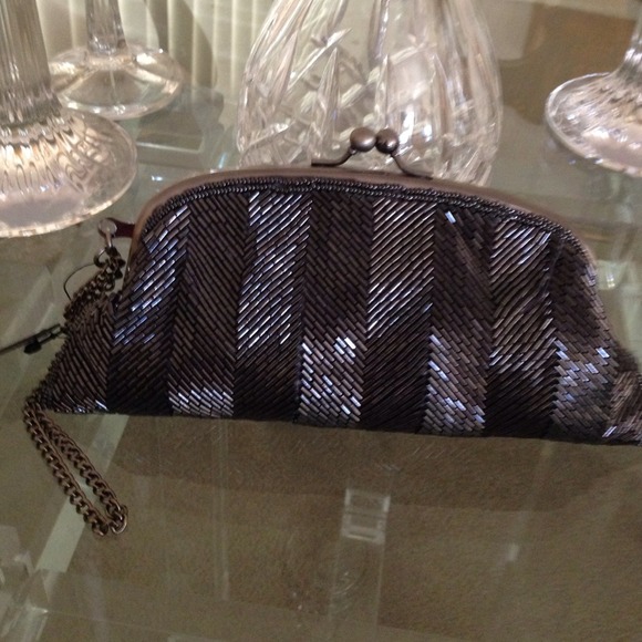 Brand New Pretty Metallic Clutch