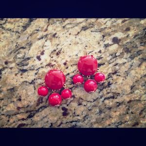 Red Bubble Earrings