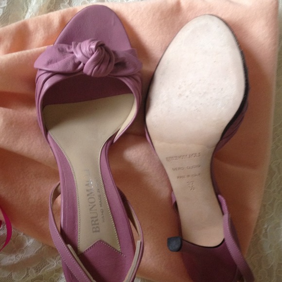 BrunoMagli Pink Sandals - Picture 1 of 2