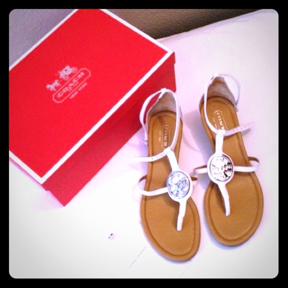 Like new Coach sandals. Worn once.
