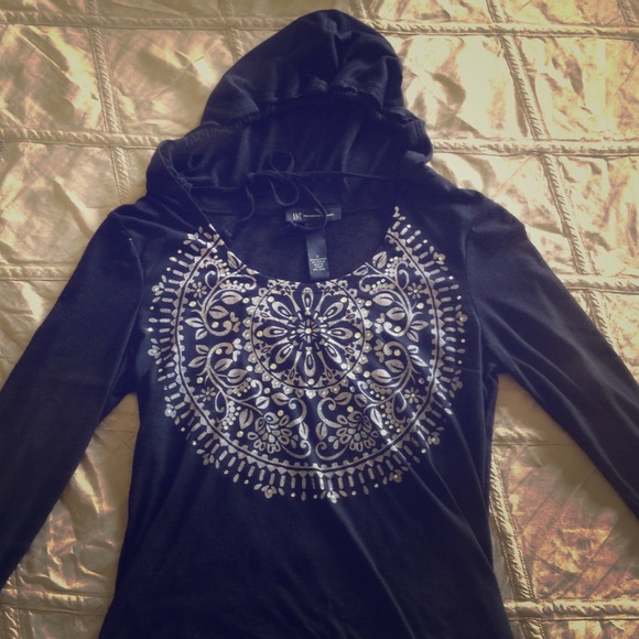 SOLD - Embellished lightweight hoodie - NWOT