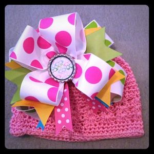 Coach bottle cap baby beanie NEW